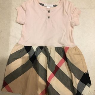 バーバリー(BURBERRY)の2〜3回着用 バーバリーチルドレン ワンピース 2y 90 95(ワンピース)