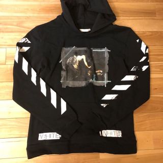 off-white オフホワイト 16ss カラヴァッジョ プリントパーカー L(パーカー)