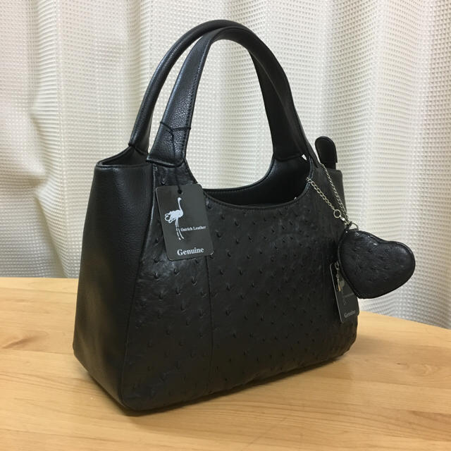 最終お値下げ!☆新品未使用☆本革 オーストリッチ バッグ - honegori