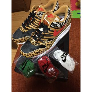 ナイキ(NIKE)のatmos × NIKE AIR MAX 1 ANIMAL PACK 2.0 (スニーカー)