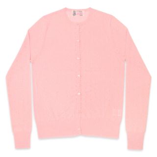 ケイティー(Katie)のLACY LACY cardigan PINK(カーディガン)