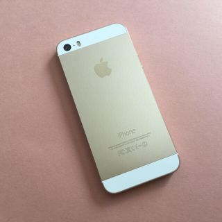 エーユー(au)の美品★ iPhone5S 16GB au★ゴールド＋おまけ(スマートフォン本体)