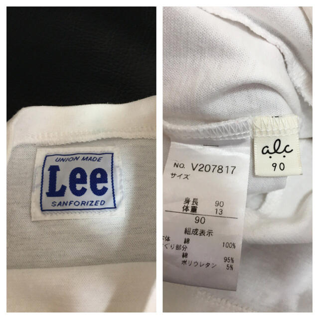 Lee(リー)のLEE × アプレレクール コラボＴシャツ キッズ/ベビー/マタニティのキッズ服女の子用(90cm~)(Tシャツ/カットソー)の商品写真