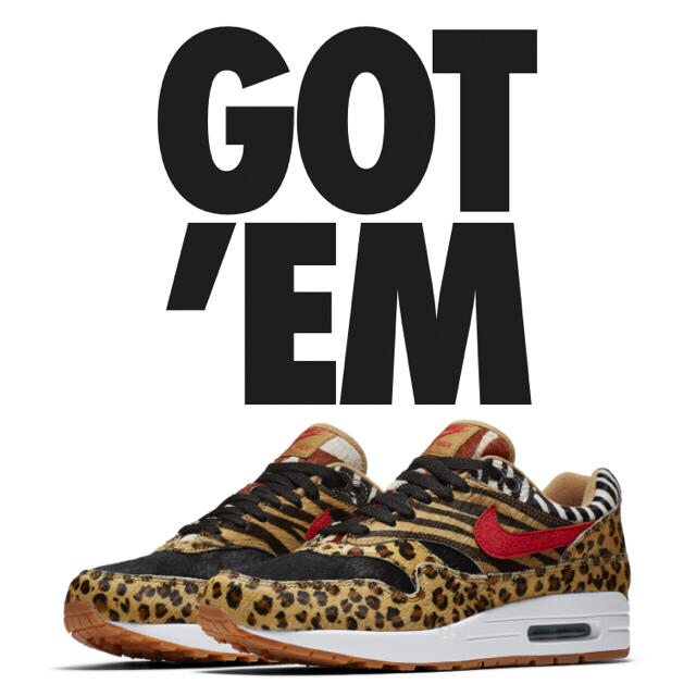 NIKE(ナイキ)のAir max 1 animal pack atmos メンズの靴/シューズ(スニーカー)の商品写真