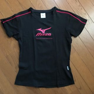 ミズノ(MIZUNO)のミズノ バレーボール 練習着(黒×ピンク）(バレーボール)