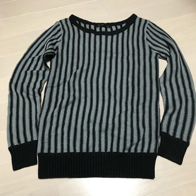 moussy(マウジー)のmoussy ストライプ柄ニット レディースのトップス(ニット/セーター)の商品写真