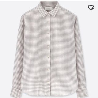 ユニクロ(UNIQLO)のユニクロ プレミアムリネンチェックシャツ(シャツ/ブラウス(長袖/七分))