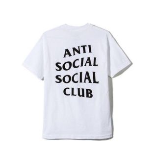 シュプリーム(Supreme)のanti social social club 白 L 新品未開封 ASSC(Tシャツ/カットソー(半袖/袖なし))