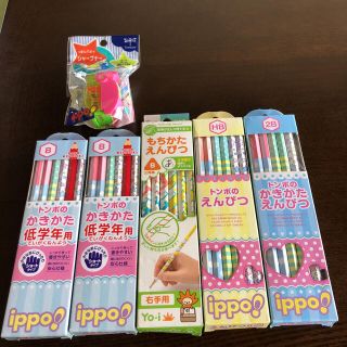 トンボエンピツ(トンボ鉛筆)の☆激安☆トンボ えんぴつ 5箱 + えんぴつ削り(その他)