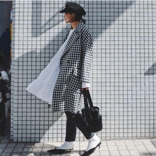 ザラ(ZARA)のZARA ギンガムチェック コート ザラ(トレンチコート)