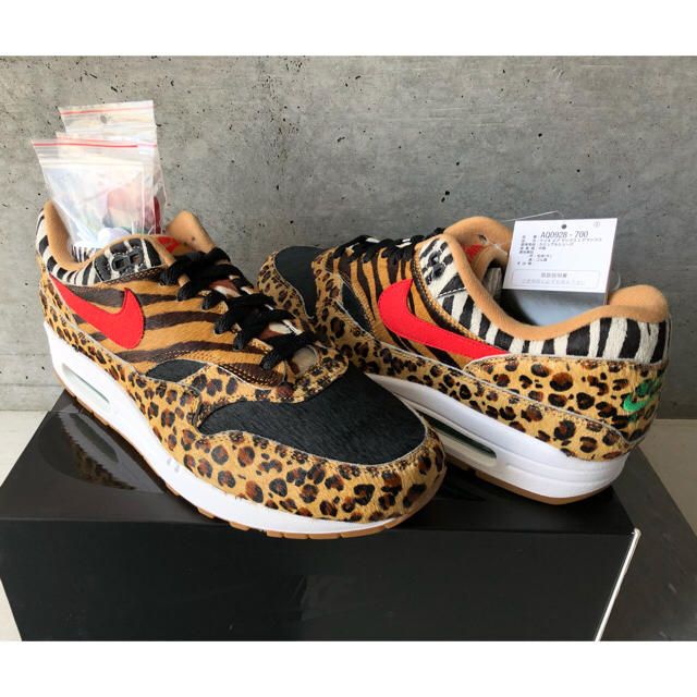 NIKE(ナイキ)の込 29 国内品 ATMOS NIKE AIR MAX 1 DLX ANIMAL メンズの靴/シューズ(スニーカー)の商品写真