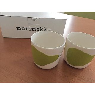 マリメッコ(marimekko)の＊ 柄選択OK＊マリメッコ ラテマグ パーリナ 2個セット ＊(グラス/カップ)