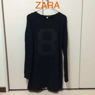 ザラ(ZARA)のZARA スエットワンピース(ミニワンピース)