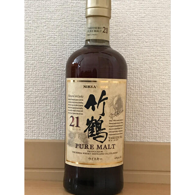 食品/飲料/酒竹鶴21年 ピュアモルト 700ml 箱なし