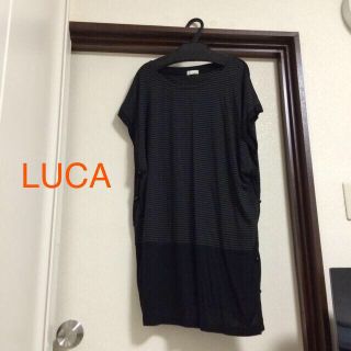 ルカ(LUCA)のLUCA カットワンピース(ひざ丈ワンピース)