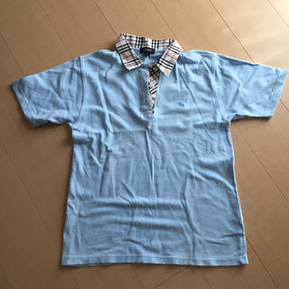 バーバリー(BURBERRY)のBurberry シャツ ブルー Mサイズ(シャツ/ブラウス(半袖/袖なし))