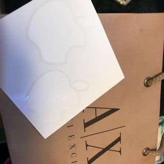 アルマーニエクスチェンジ(ARMANI EXCHANGE)のアルマーニ紙袋、アップルシールセット（＾∇＾）(その他)