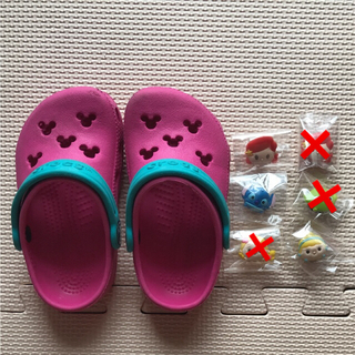 クロックス(crocs)の【crocs】ミッキー クロックス Ｃ6/7 (14cm)(サンダル)