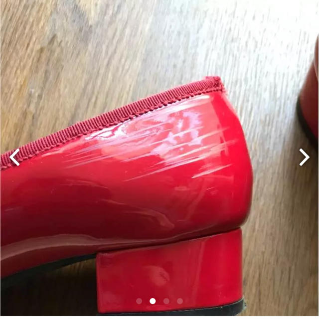 パンプス赤 レディースの靴/シューズ(ハイヒール/パンプス)の商品写真
