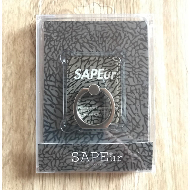 A BATHING APE(アベイシングエイプ)のSAPEur サプール Smart Phone Ring スマホ/家電/カメラのスマホアクセサリー(その他)の商品写真