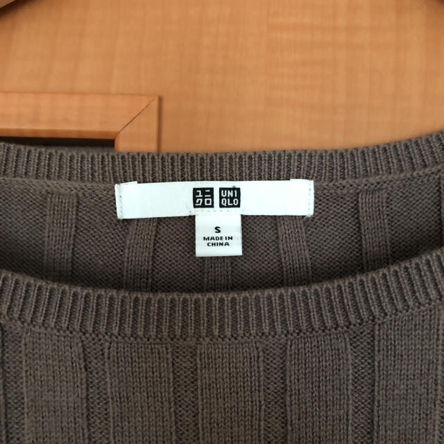 UNIQLO(ユニクロ)のUNIQLO リブニット コットンカシミヤ レディースのトップス(ニット/セーター)の商品写真