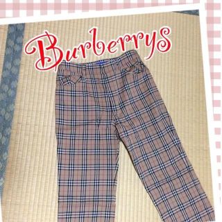 バーバリー(BURBERRY)のバーバリー☆チェックパンツ(ワークパンツ/カーゴパンツ)