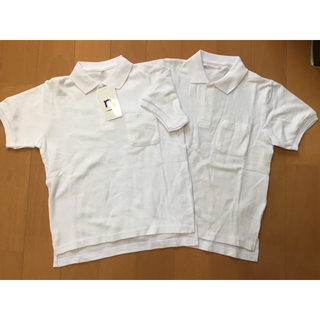 新品 キッズ スクール ポロシャツ 半袖 130B 2枚セット(Tシャツ/カットソー)