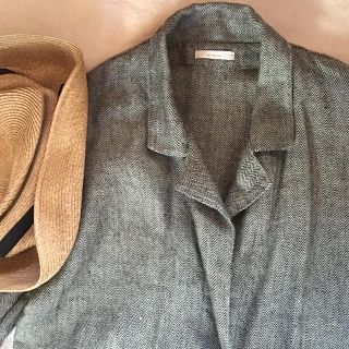 フォグリネンワーク(fog linen work)の新品☆fog linen work＊ウールリネンコート(その他)