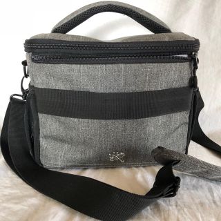 BAGSMART カメラバッグ 一眼レフ グレー(ケース/バッグ)