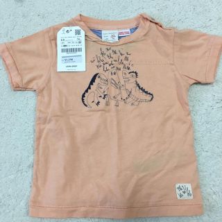 ザラキッズ(ZARA KIDS)の値下げ☆ ザラベビー 新品☆恐竜Tシャツ 74cm(Ｔシャツ)