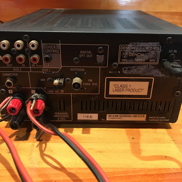 RCD-M38 DENON CDレシーバー　アンプ