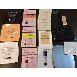 シャネル(CHANEL)の化粧品サンプル ファンデーション、下地(サンプル/トライアルキット)