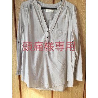 イッカ(ikka)のikka 2wayシャツ Mサイズ 頭痛様専用(シャツ/ブラウス(長袖/七分))