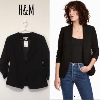 エイチアンドエム(H&M)の♡H&M 新品未使用 ジャケット 38♡(ノーカラージャケット)