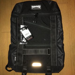 スラッシャー(THRASHER)の新品未使用品 定価13,800円 THRASHER 黒 BACKPACK(バッグパック/リュック)