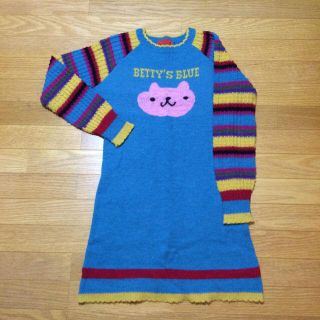 ベティーズブルー(BETTY'S BLUE)のベティーズブルー ニットワンピ(ひざ丈ワンピース)