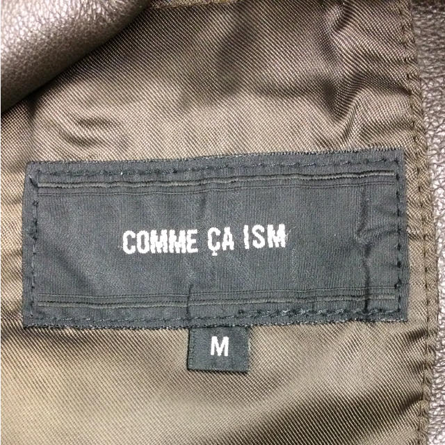 COMME CA ISM(コムサイズム)のコムサイズム レザージャケット サイズM メンズのジャケット/アウター(レザージャケット)の商品写真