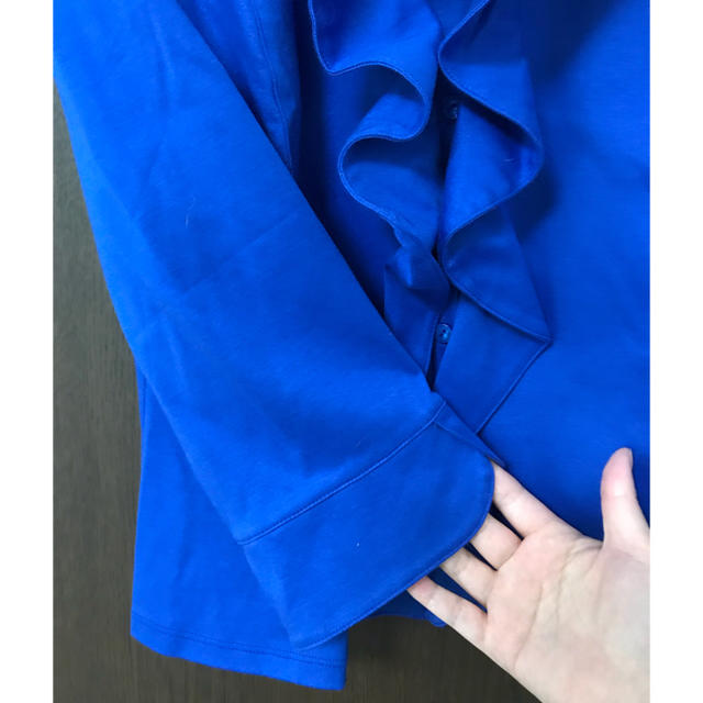 NARACAMICIE(ナラカミーチェ)の<ナラカミーチェ>青色ジャケット レディースのジャケット/アウター(ノーカラージャケット)の商品写真