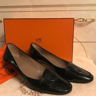 エルメス(Hermes)のHermes パンプス 24.5センチ エンブレム(ハイヒール/パンプス)