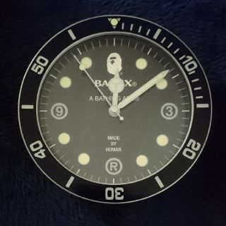 アベイシングエイプ(A BATHING APE)のBAPEX デザイン置き時計(置時計)