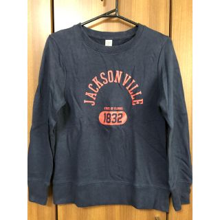 グラニフ(Design Tshirts Store graniph)の【グラニフ】ロゴ スウェット ネイビー SSサイズ(トレーナー/スウェット)