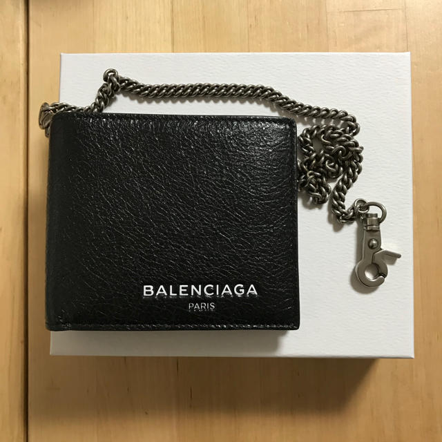 BALENCIAGA バレンシアガ ウォレットチェーン 二つ折 新品 未使用