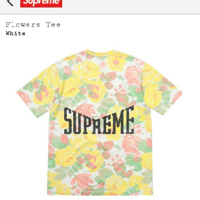 Supreme(シュプリーム)のsupreme flower tee メンズのトップス(Tシャツ/カットソー(半袖/袖なし))の商品写真