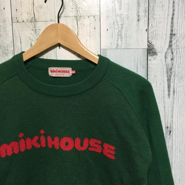 mikihouse(ミキハウス)のシャル様専用 りゅうちぇる着用!! ミキハウス ビッグロゴ セーター メンズのトップス(ニット/セーター)の商品写真