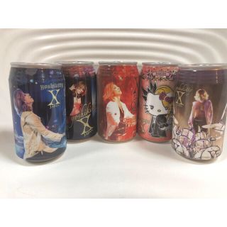 サンリオ(サンリオ)のXJAPAN　YOSHIKI　ヨシキティ缶5缶セット。試作品と思われるレア缶です(ミュージシャン)