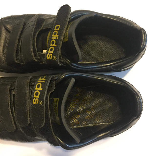 adidas(アディダス)のアディダス スタンスミス 黒レザー 中古 メンズの靴/シューズ(スニーカー)の商品写真