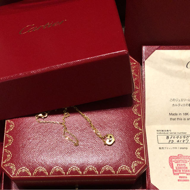 Cartier カルティエ Cハート ネックレス ホワイトゴールド 箱証明書