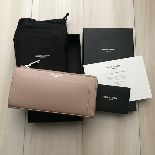 Saint Laurent(サンローラン)のハッピーブティック様専用 定番 サンローラン フラグメントアラウンドジップ長財布 レディースのファッション小物(財布)の商品写真