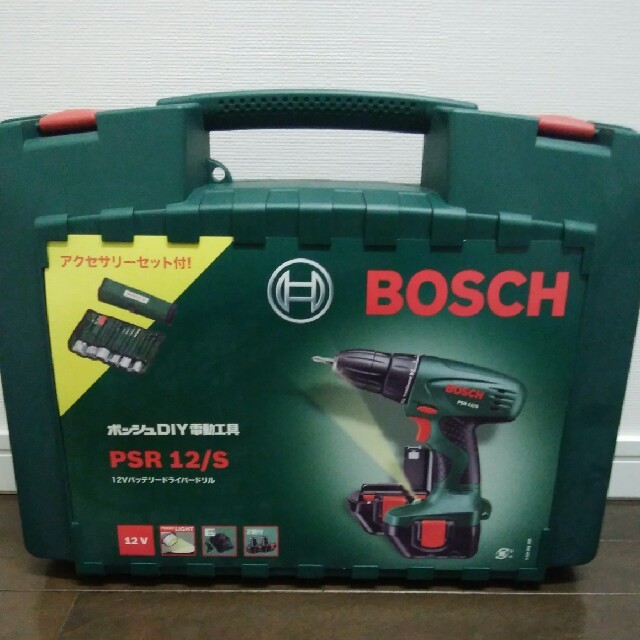 BOSCH(ボッシュ)のBOSCH PSR 12/S 12Vバッテリードライバードリル 自動車/バイクの自動車(メンテナンス用品)の商品写真