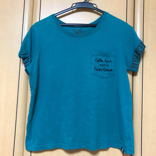レピピアルマリオ(repipi armario)のrepipi armario Tシャツ（グリーン)(Tシャツ/カットソー)